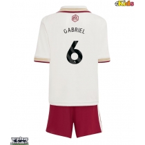 Arsenal Gabriel Magalhaes #6 Replica Third Minikit 2025-26 Short Sleeve (+ pants)